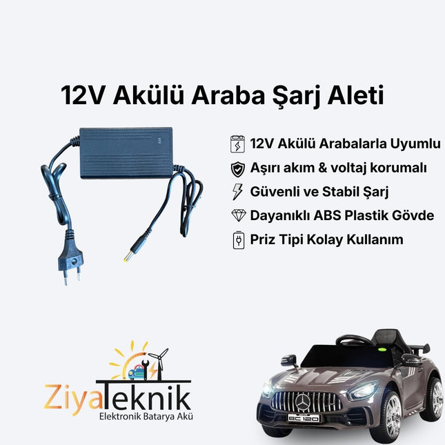 12V Akülü Araba Şarj Aleti | Dolu & Pilsan Uyumlu