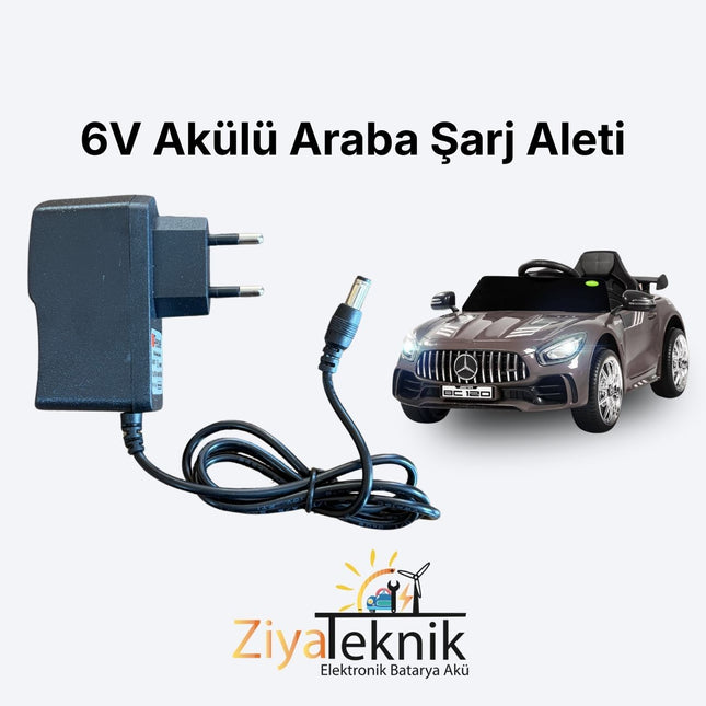 6V Akülü Araba Şarj Aleti | Dolu & Pilsan Uyumlu